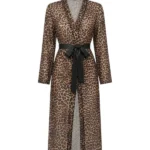 Leopard Print Robe