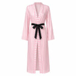 Pink Stripes Robe